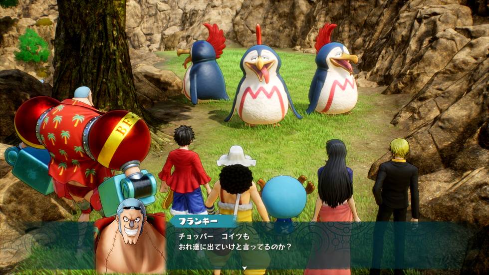 麦わらの一味も総登場。それぞれの個性を活かし、活躍させていくゲーム(c)尾多栄一郎／集英社・フジテレビ・東映アニメーション(c)Bandai Namco Entertainment Inc.