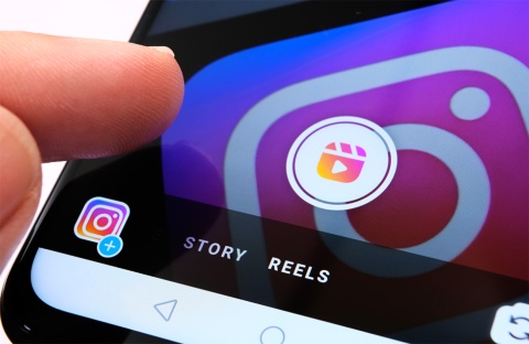 写真・動画特化SNS「Instagram」の短尺動画「リール」は、フォロワー増加につながる重要な機能になっている（写真／Shutterstock）