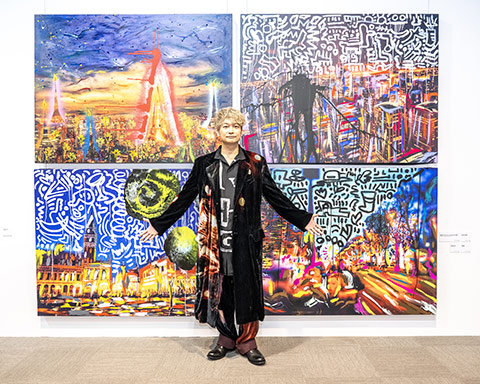 香取慎吾の個展が“全国ツアー中” 各都市ゆかりの新作も展示