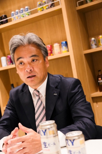 サントリーでビール事業を統括する執行役員ビールカンパニーマーケティング本部長の多田寅氏