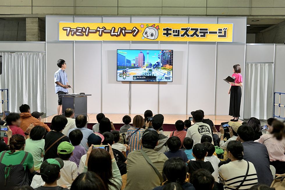 子供たちに大人気！ ゲーム実況者さなぴーがステージに登場【TGS2023 