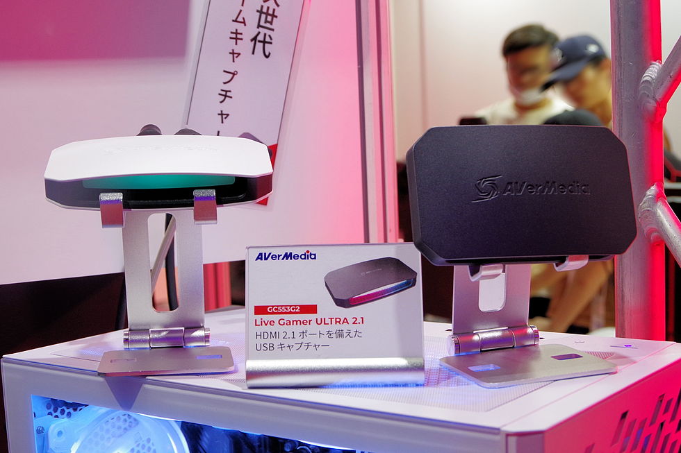 AVerMedia 二眼Webカメラと未発売4K144Hz対応キャプチャーに注目