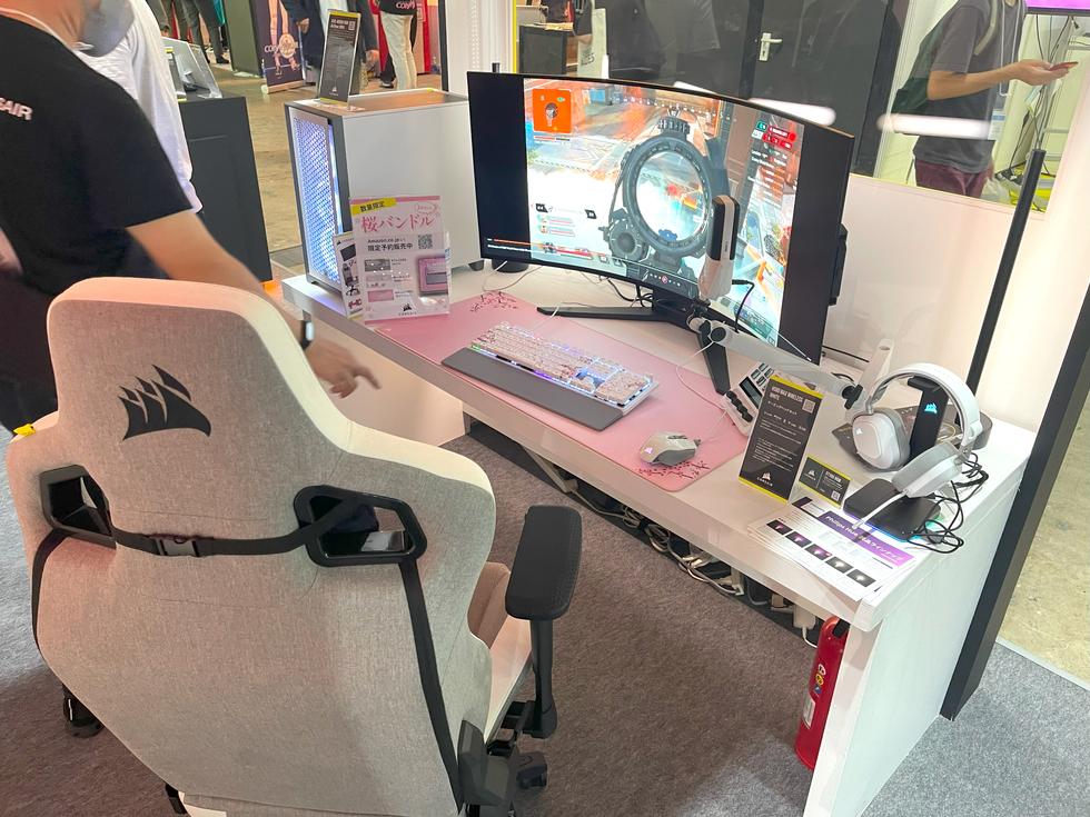 コルセアはゲーミングデバイスや配信用デバイスを多数展示【TGS2023