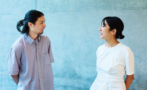太田翔氏と本多沙映氏(撮影/名児耶 洋)