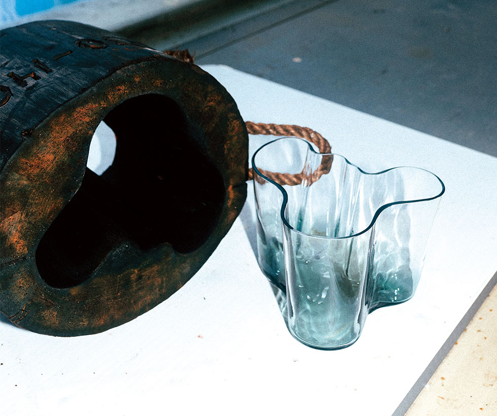 イッタラ ディーラーサイン ガラスオブジェ 旧ロゴ Yahoo!オークション