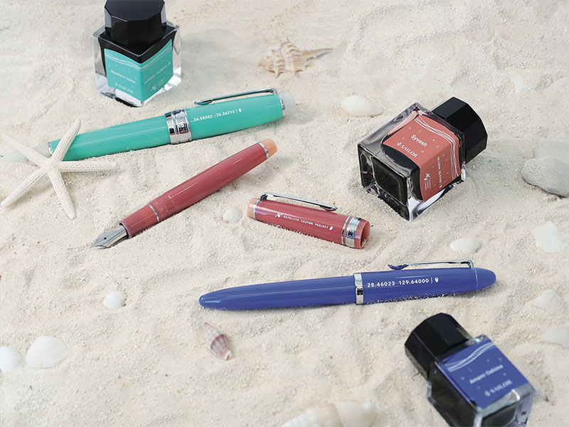 セーラー万年筆「海の万年筆」が好調　スカパーJSATとコラボ