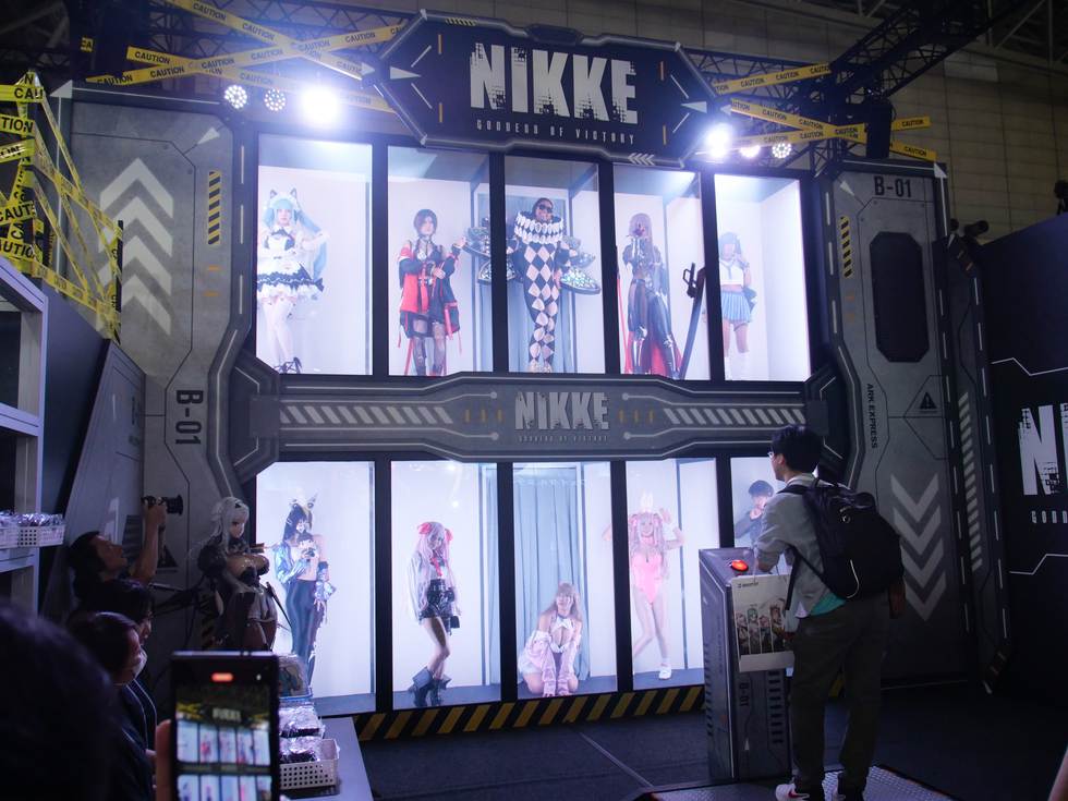 NIKKE」のリアル10連ガチャが圧巻! Level Infiniteブース NIKKE」のリアル10連ガチャが圧巻! Level Infiniteブース