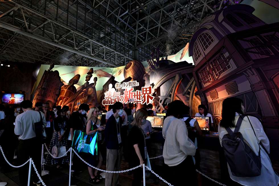 レイトン教授と新たな冒険へ レベルファイブ、試遊に長蛇の列【TGS2024