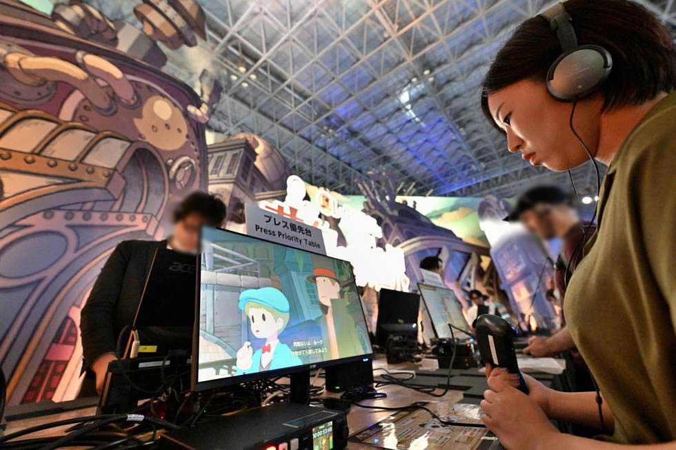 レイトン教授と新たな冒険へ レベルファイブ、試遊に長蛇の列【TGS2024