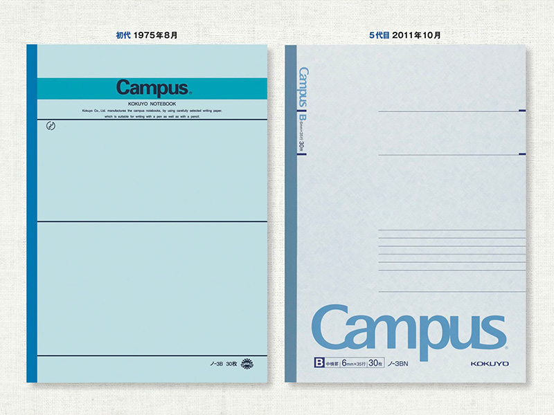 37億冊売ったコクヨ「キャンパスノート」　初代からのデザイン大変遷