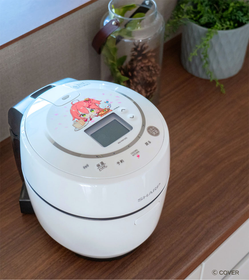 加湿空気清浄機カスタマイズサービス＜さくらみこ Ver.＞　KI-75T-WFM シャープ公式通販】 【期間限定】加湿空気清浄機カスタマイズサービス