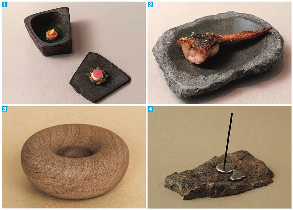 石の食器に高級レストランから注文殺到 石材店が墓石から転換：日経