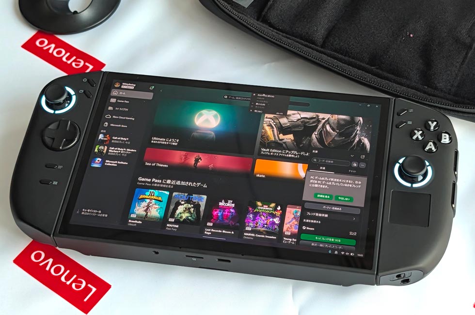 レノボが携帯型ゲーミングPCを発売 画質も操作性も大幅アップ：日経