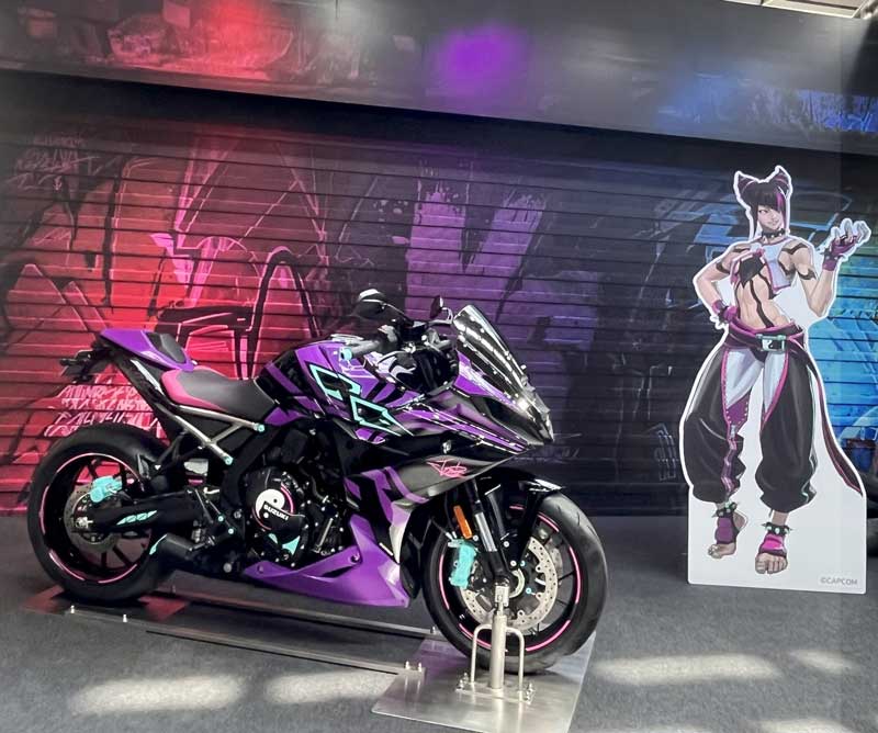 ストリートファイター6』とコラボ「GSX-8R Tuned by JURI」登場