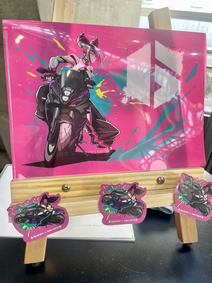 ☆ Custom Garage R66　　　　　　　　　　　　　　【1点物限定】 ストリートファイター6』とコラボ「GSX-8R Tuned by JURI」登場