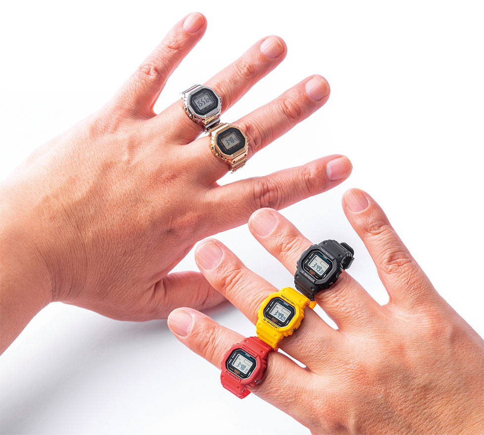 指輪サイズのG-SHOCKに驚嘆 25年のヒットの鍵は「違和感」デザイン