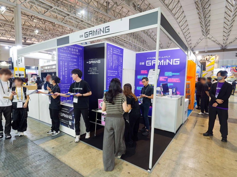日経Gaming、創刊初のブース出展 缶バッジ企画で来場者迎える【TGS2026