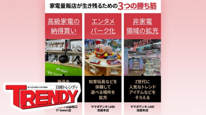 ヨドバシ、ヤマダ、ビック3店の勝ち筋 「店に行く理由」どうつくる?