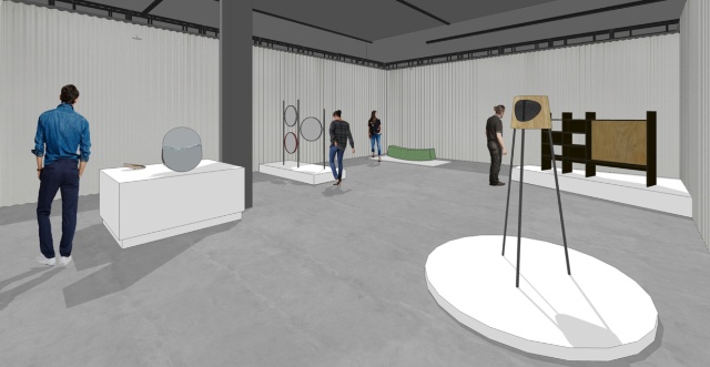 VRで再現したソニーの展示スペース