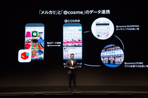 @cosmeとデータを連携させることで、化粧品市場の一次流通の活性化を狙う