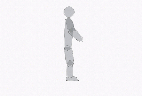 LOMの開発プロセスを示すスケッチ。このアニメーションの順番で設計が進められた