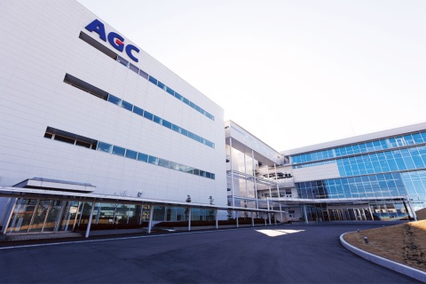AOは「AGC横浜テクニカルセンター」内にあり、社外や社内の研究者が一緒に議論できる