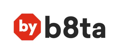 新サービス「by b8ta」のロゴ