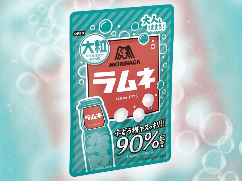 “大粒”ヒットで森永ラムネブランドを強化 ハイチュウもコラボ