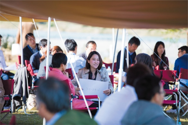 2017年に開催された「TAMAGAWA OPEN MEET-UP」では、多摩川河川敷の未来の使い方についてアイデア出しを行った