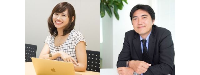 パロアルトインサイト CEOの石角友愛氏(左)とオムロン イノベーション推進本部SDTM推進室長の竹林一氏