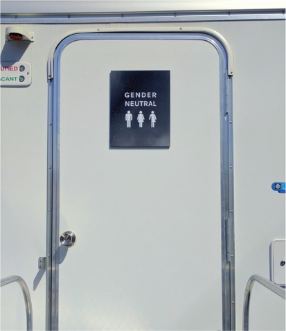 米シリコンバレーで2年前に開催された「GitHubカンファレンス」で見た野外の公衆トイレ