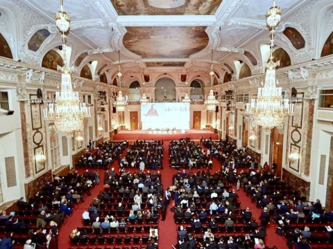 会場はオーストリアのウィーンにあるホーフブルク宮殿（写真提供／Peter Drucker Society）