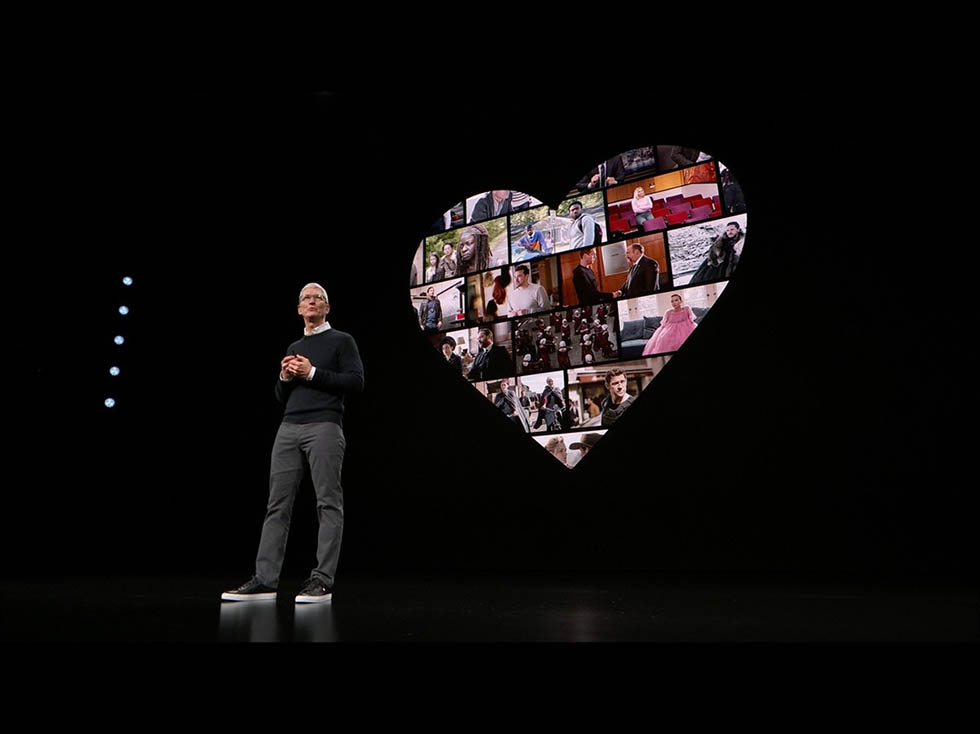 アップルは次世代に向けた動画配信などコンテンツ系サービスを発表