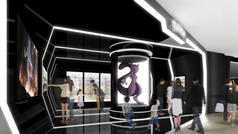 渋谷PARCOに出店予定の新しいポケモンセンターのイメージ。最新鋭技術との調和を目指す