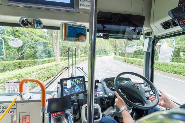 大型バスの自動運転で 乗客の反応 を確かめる相鉄バス 日経クロストレンド 大型バスの自動運転で 乗客の反応 を確かめる相鉄バス 日経クロストレンド