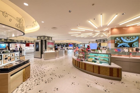 6階の「＋Qビューティー」。化粧品40ブランドをそろえた「渋谷エリア最大級の化粧品フロア」（東急百貨店）