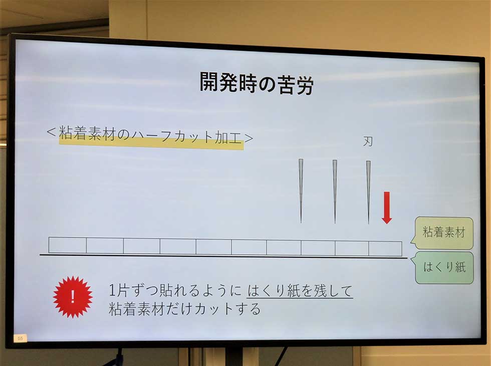 小さな商品に技術と工夫が詰まっている