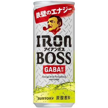 BOSSブランドのエナジードリンク「サントリー アイアンボス」(250ミリリットル、150円税別)