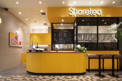 東京・新宿マルイ本館の1階にオープンした台湾茶専門店「シェアティー」の店舗