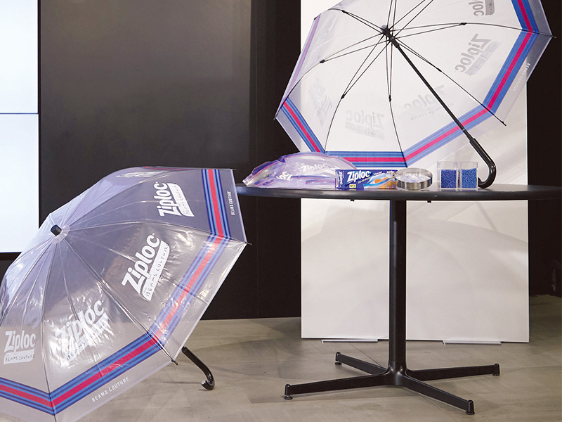 使用済み「ジップロック」をビニール傘に　シェアサービス始まる