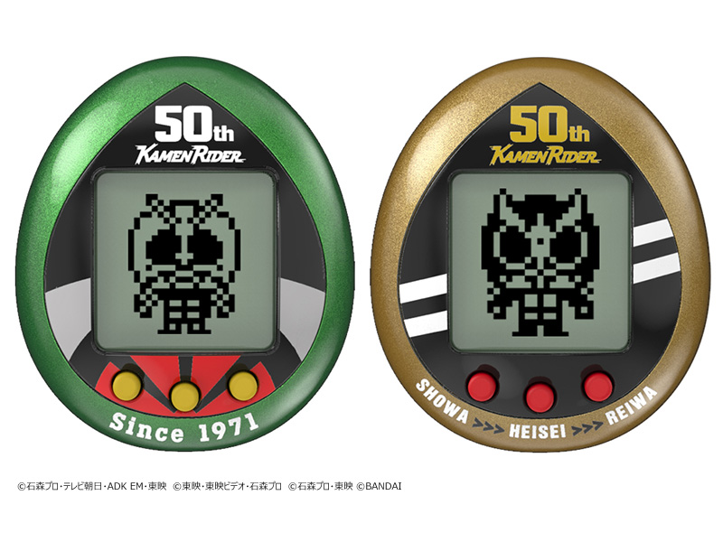 仮面ライダーがたまごっちとコラボ 子供から高齢者、女性にも人気