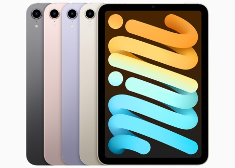 片手で楽に持てるサイズで高い処理性能を持つ「iPad mini」。カラーバリエーションは4色