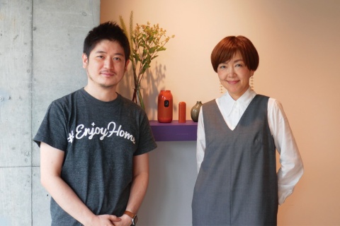 popIn社長の程涛氏（左）とDesign Studio Sの柴田文江氏は、オンラインで頻繁に打ち合わせを重ねた