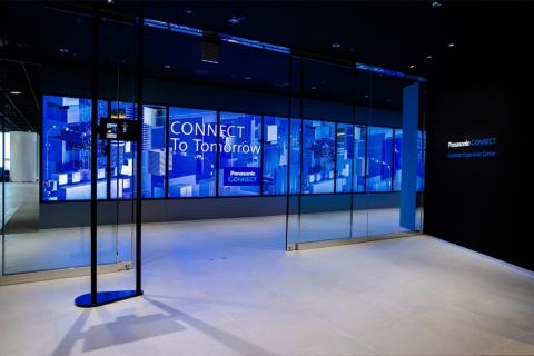 近未来の雰囲気を醸し出すパナソニック コネクトのカスタマー・エクスペリエンス・センター