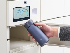 象印がマイボトル普及に新手 LINEで注文、ロッカーで受け取り