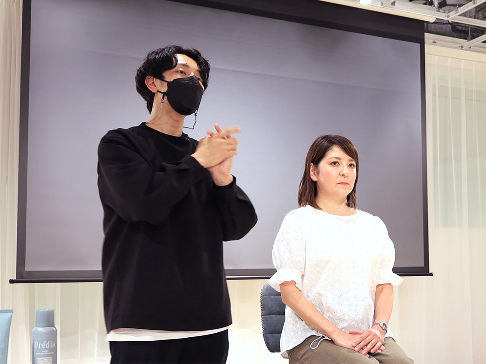今のメークに少し足すだけで目の印象が変わる、下まぶたのカラーアイテムは取り入れやすいという