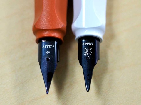 I put it side by side with the traditional