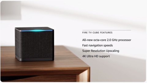 動画サービスの受信機器「Fire TV Cube（ファイアTVキューブ）」
