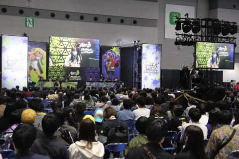 さまざまなゲームの大会も開催された。写真は『スプラトゥーン3』の大会の様子