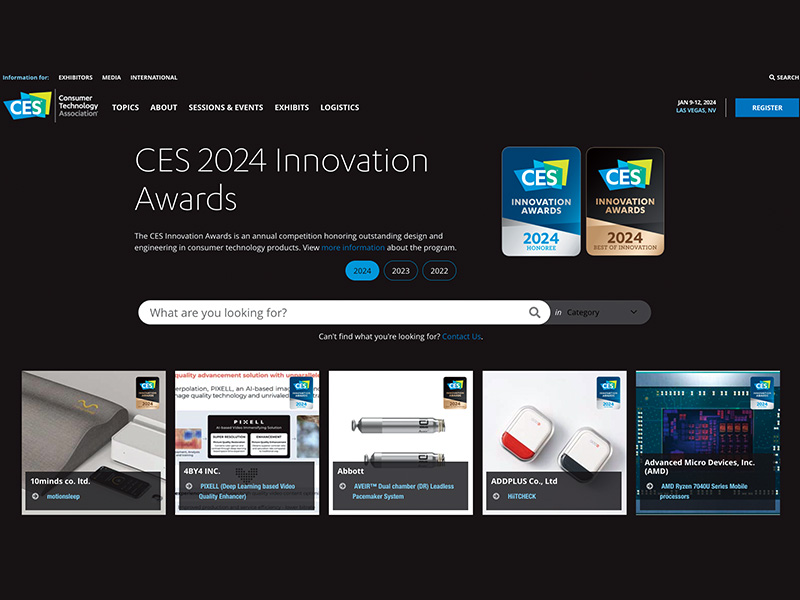 CESが選ぶ「イノベ賞」　韓国企業に存在感、首のように動くAI機器